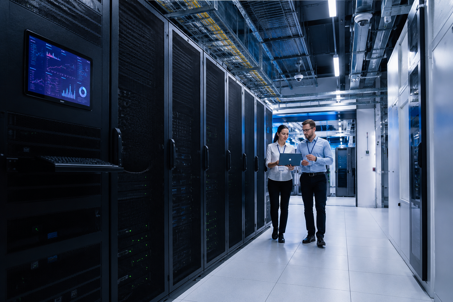 Data Centre migration activity in a modern operational facility